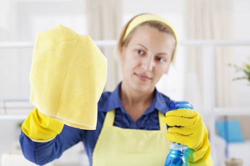 Person making a sustainable living choice with reusable household items